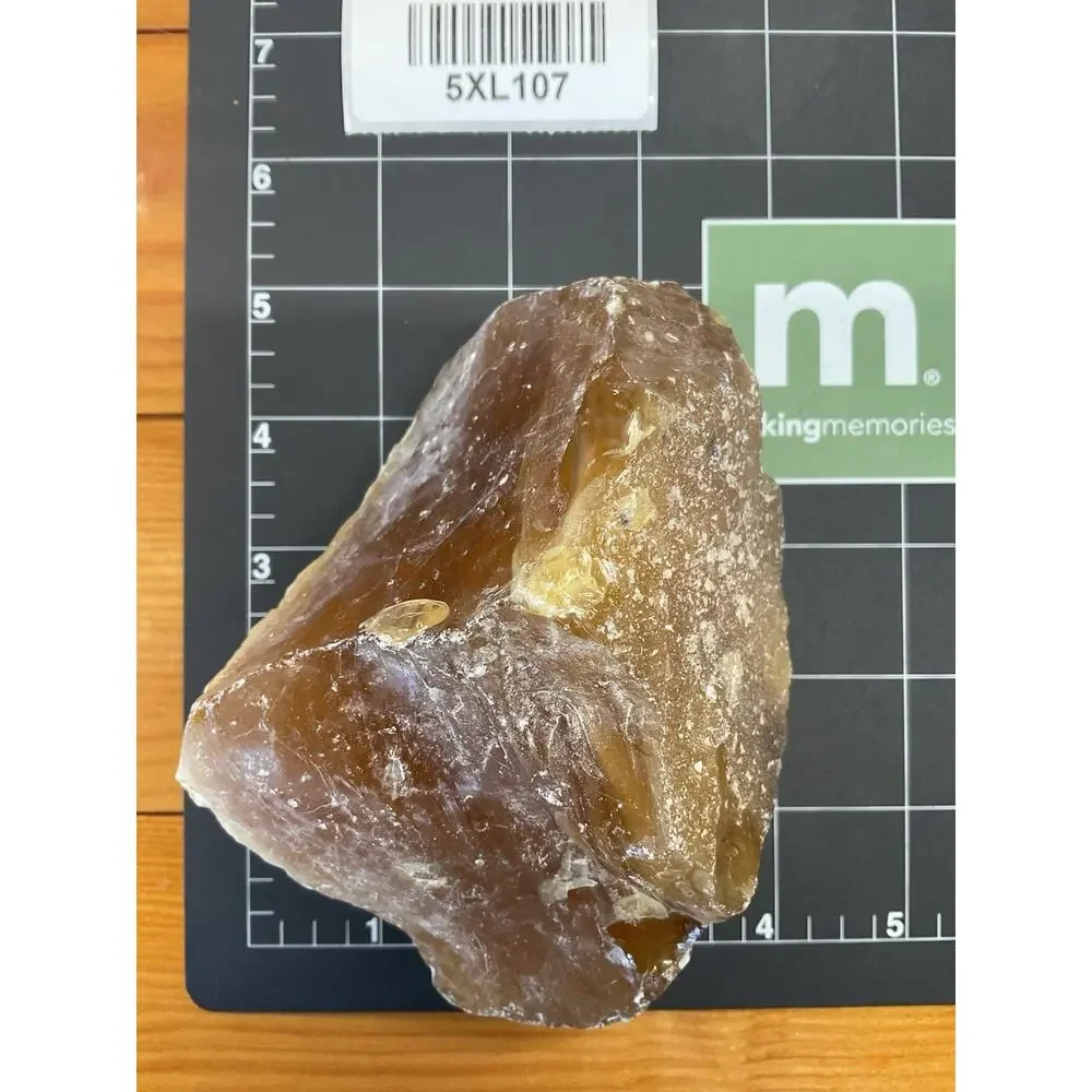 Amber Cream Layered Art‎ Glass Cullet Slag Glass #5XL107